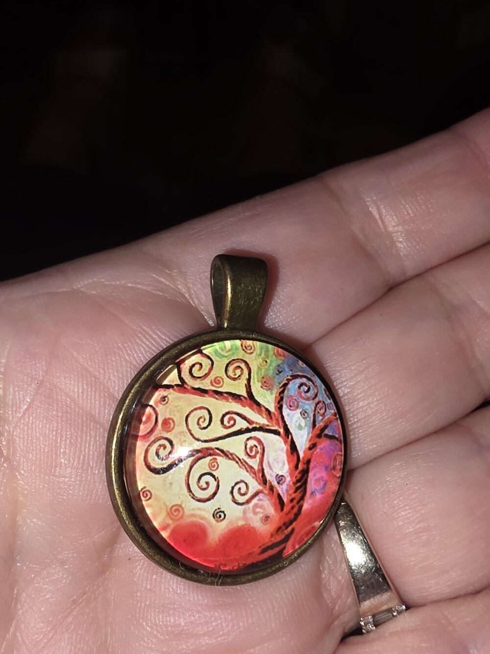Vintage Style Tree of Life Pendant